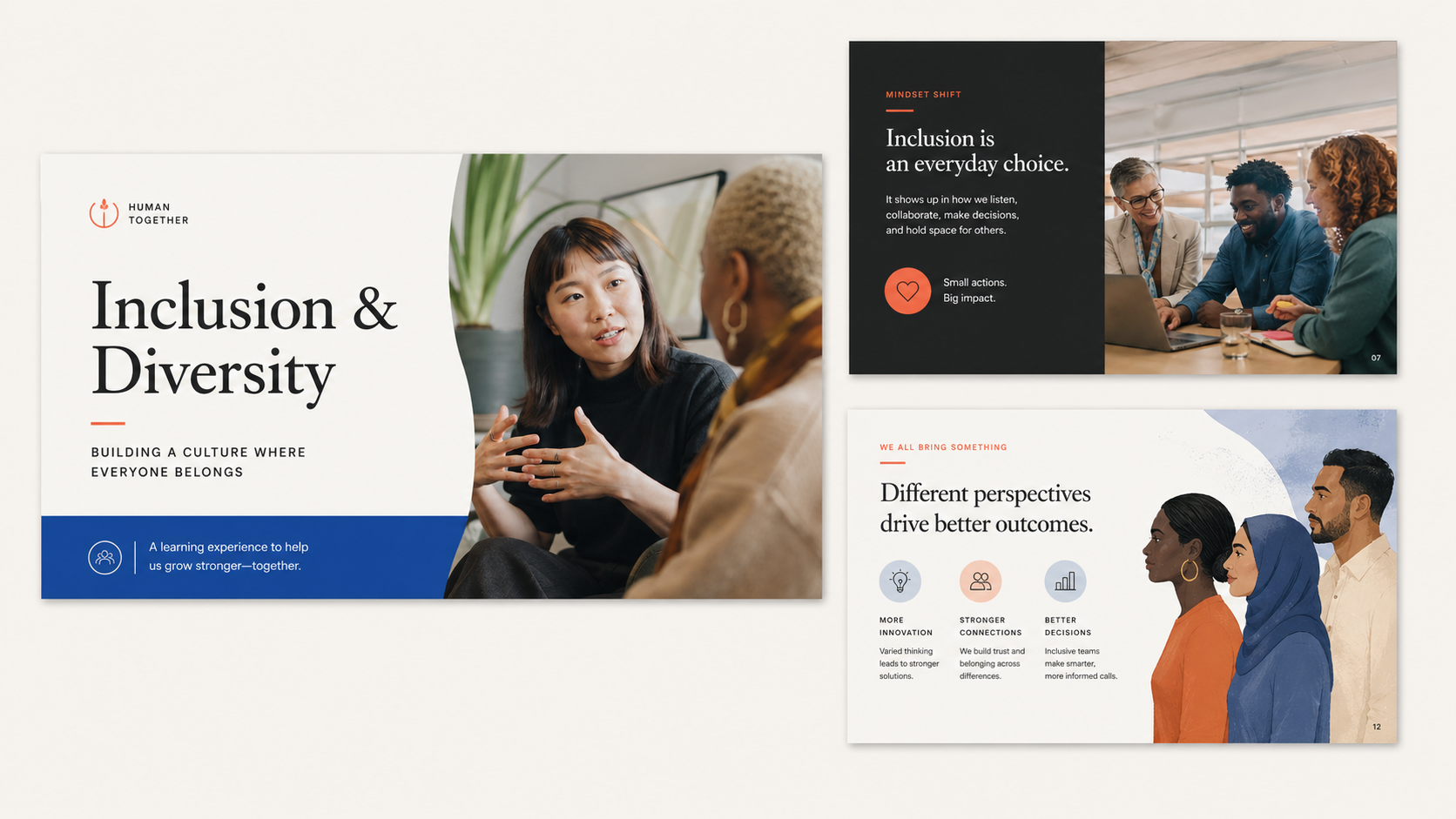 Inclusion and Diversity visual learning preview